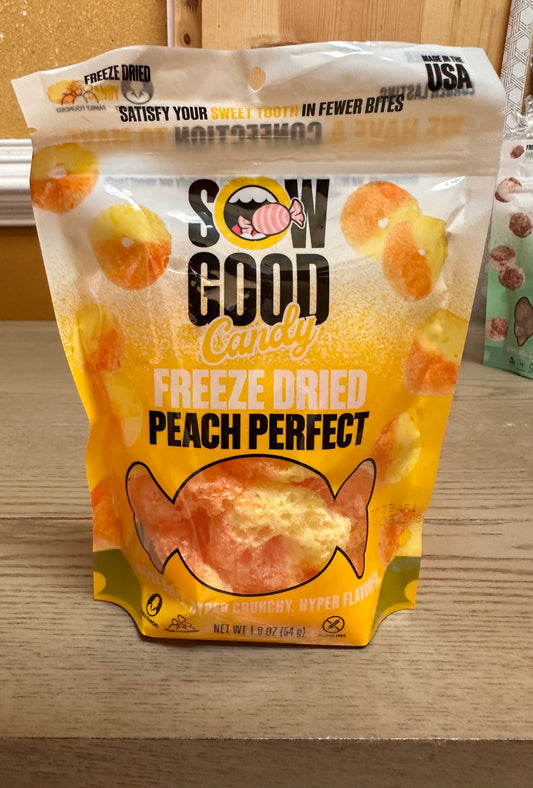 Freeze dried Peach Rings