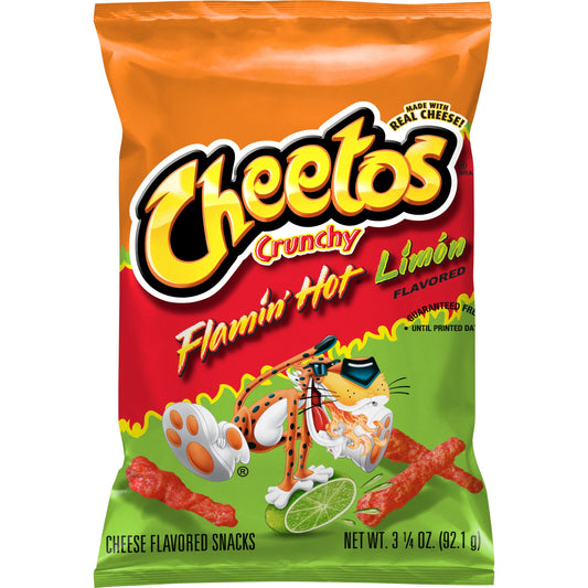 Cheetos Flamin Hot limon